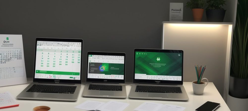 Servidor público estudando em curso online de Pacote Office para melhorar habilidades e carreira