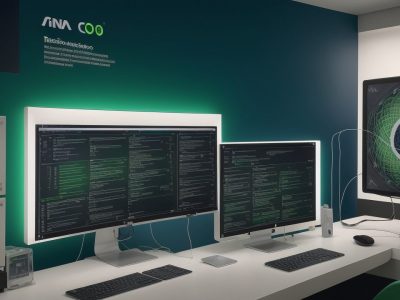 Ilustração de um servidor público aprendendo web design em um curso online com certificado, focado em design responsivo e ferramentas de criação de sites profissionais.