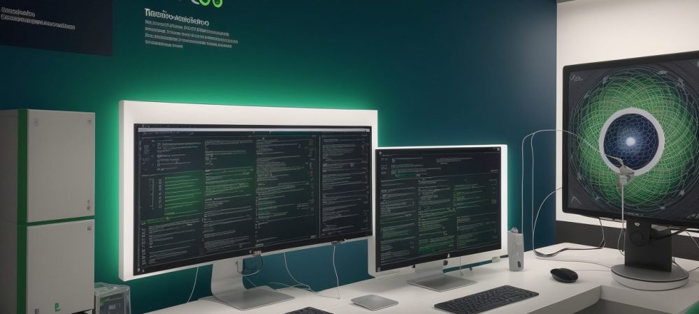 Ilustração de um servidor público aprendendo web design em um curso online com certificado, focado em design responsivo e ferramentas de criação de sites profissionais.