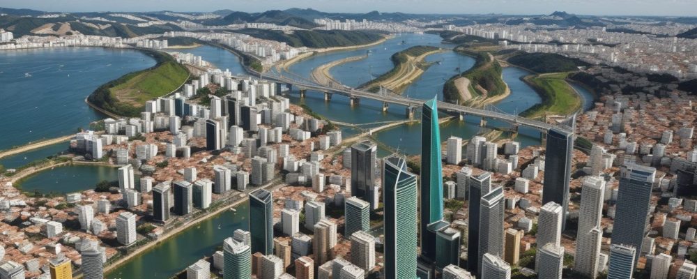 Profissional do serviço público em ambiente de trabalho moderno, visualizando gráficos e planejamentos relacionados ao curso de administração e liderança.