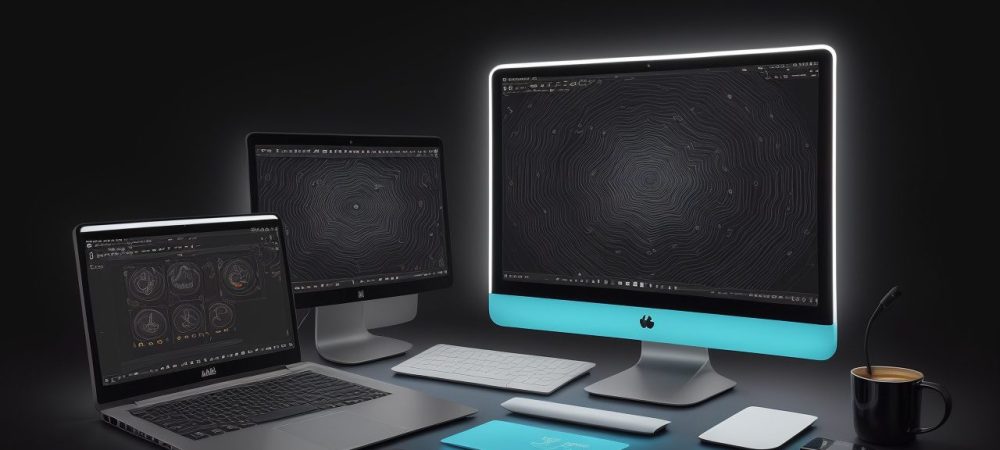 Alunos aprendendo Adobe Illustrator em um curso online, criando designs gráficos e vetores