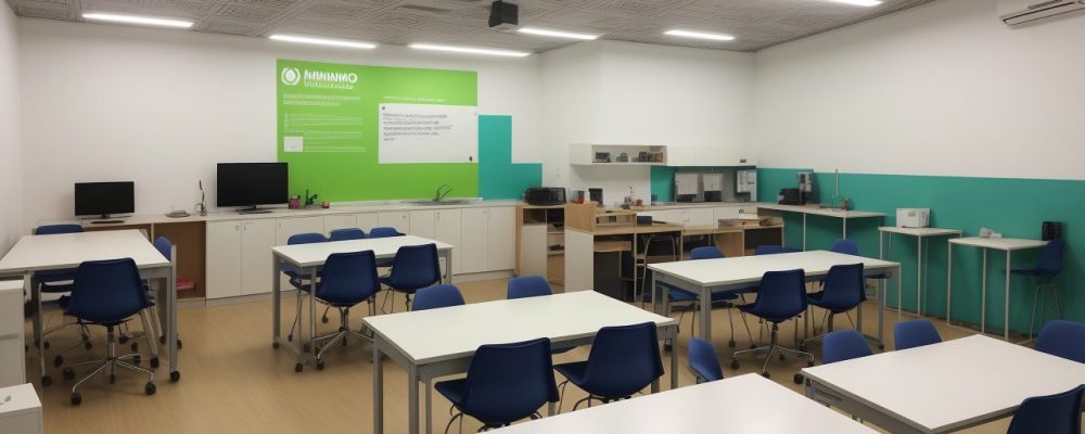 Imagem de um curso de comunicação alternativa com foco em PECS e dispositivos, demonstrando inclusão e aprendizado.