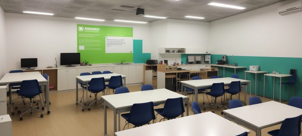 Imagem de um curso de comunicação alternativa com foco em PECS e dispositivos, demonstrando inclusão e aprendizado.