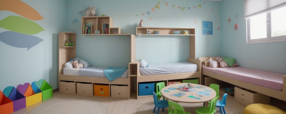 Crianças reunidas, ouvindo atentamente uma contadora de histórias em um ambiente acolhedor, aprendendo sobre o curso de contação de histórias