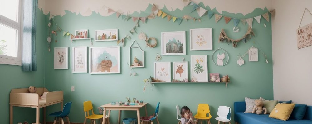 Crianças atentas em sala de aula, ouvindo uma contadora de histórias usando fantoches e elementos visuais. Curso de contação de histórias online para educadores.