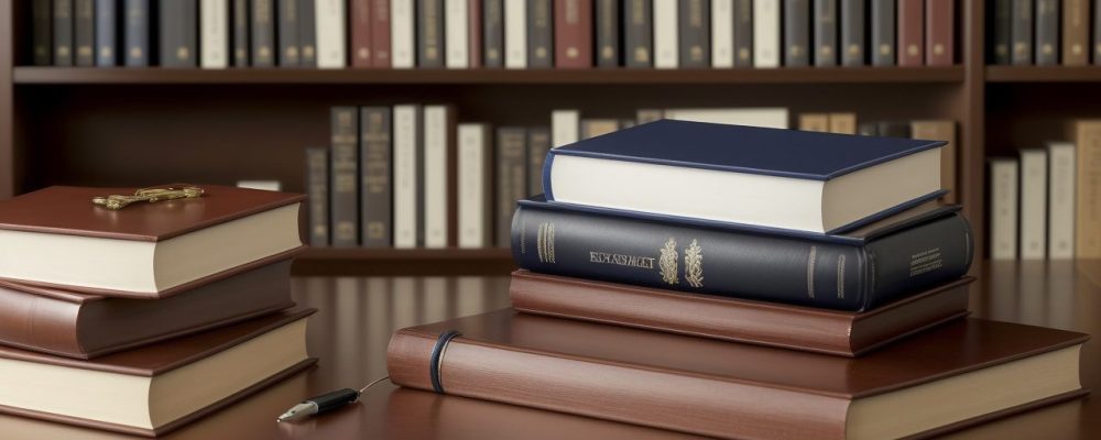 Imagem de um advogado estudando o Código Penal durante um curso de direito penal online.