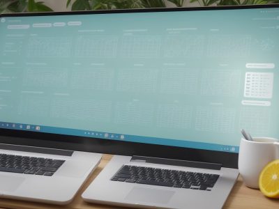 Ilustração de um servidor público estudando em um curso online de elaboração de projetos, com foco em gestão de projetos e planejamento estratégico.