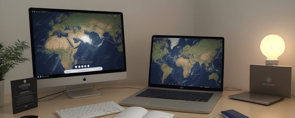 Ilustração de um curso de espanhol básico online, com estudantes aprendendo e se desenvolvendo profissionalmente.