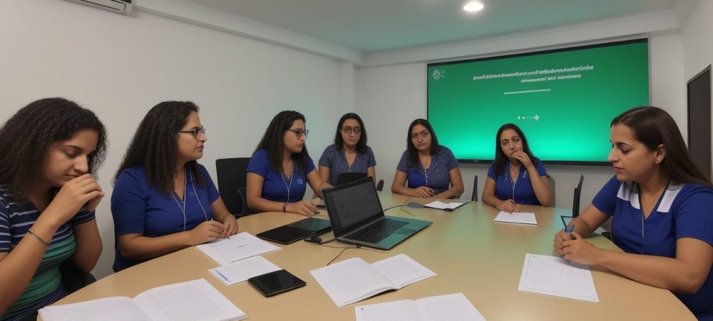 Curso de Ética e Cidadania: Transformando Servidores Públicos Servidores públicos participando de curso online de ética e cidadania, com foco em liderança e desenvolvimento profissional.
