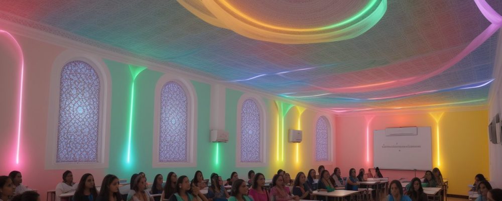 Alunos aprendendo libras em um ambiente de inclusão e respeito à diversidade, com foco no curso de libras.