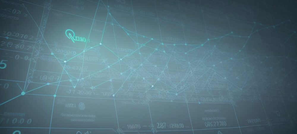 Imagem de um curso de matemática financeira mostrando gráficos de juros compostos e fluxo de caixa, com um estudante concentrado