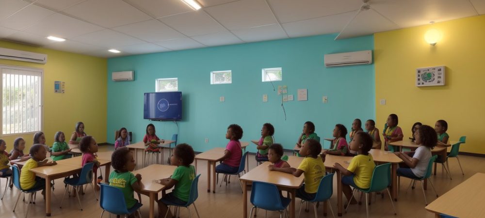 Alunos participando de atividades adaptadas em um curso de psicomotricidade para educação física inclusiva, com foco no desenvolvimento motor.