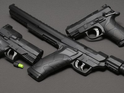 Imagem de um curso de tiro, mostrando alunos praticando com armas de fogo sob supervisão, focando em segurança e responsabilidade no uso de armas para obter o porte de arma.