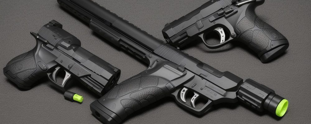 Imagem de um curso de tiro, mostrando alunos praticando com armas de fogo sob supervisão, focando em segurança e responsabilidade no uso de armas para obter o porte de arma.