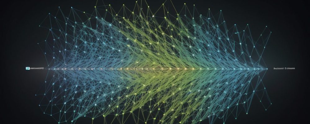 Ilustração de dados e gráficos, representando a aplicação de data science e business analytics para análise e tomada de decisões no setor público e privado.