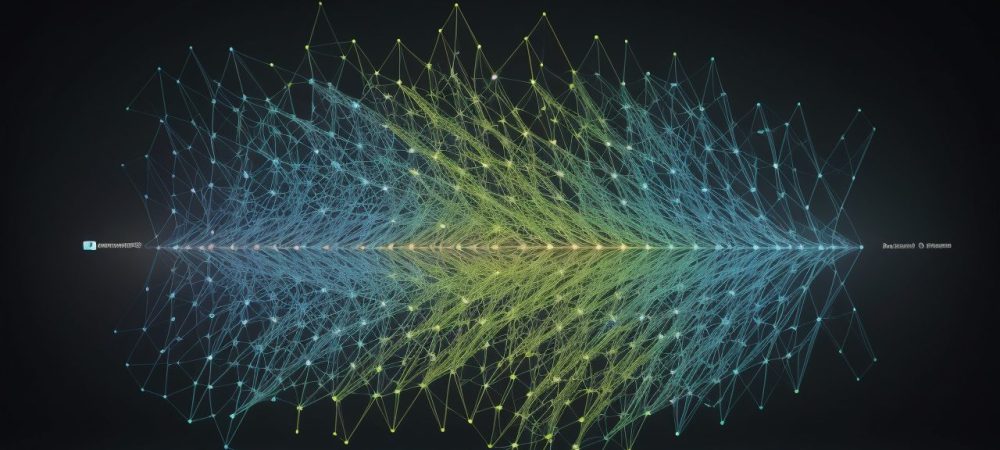 Ilustração de dados e gráficos, representando a aplicação de data science e business analytics para análise e tomada de decisões no setor público e privado.
