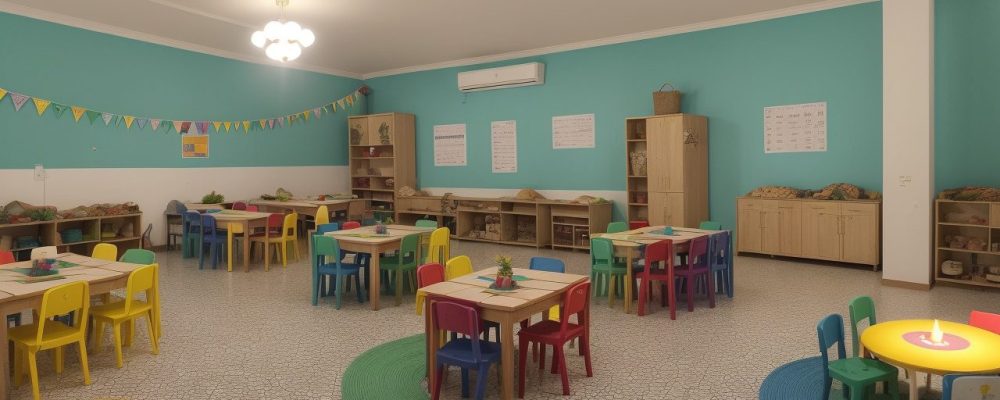 Crianças participando de atividades lúdicas em sala de aula celebrando datas comemorativas na educação infantil