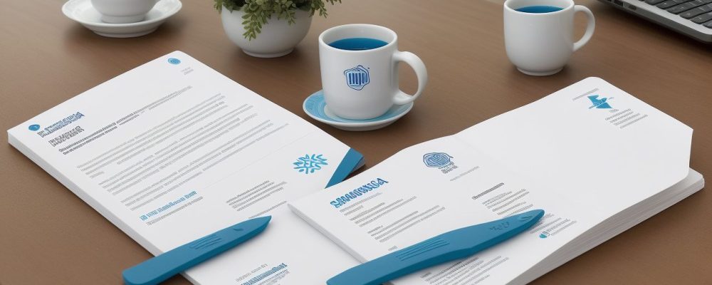 Ilustração de pessoa declarando coparticipação do plano de saúde no Imposto de Renda com computador e documentos