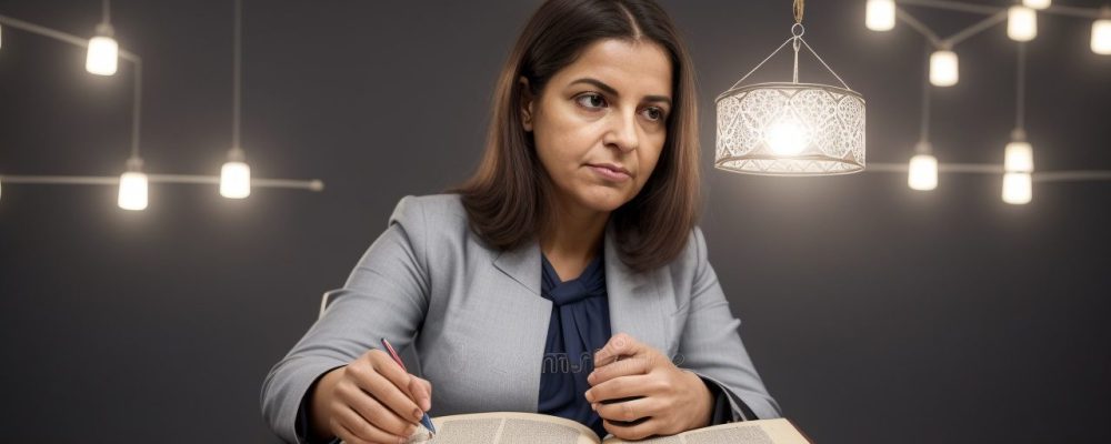 Ilustração mostrando a Defensoria Pública como pilar da justiça, com pessoas buscando orientação e apoio.