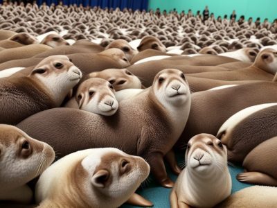 Imagem ilustrando a inclusão e educação sobre deficiência auditiva, com foco em um curso online para profissionais.