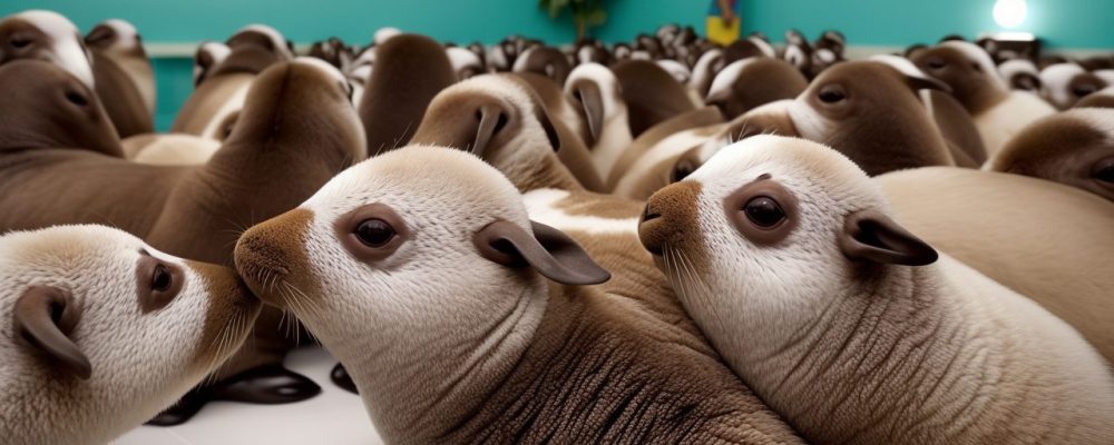 Crianças e educadores em ambiente escolar inclusivo, com foco em deficiência intelectual e métodos de educação adaptados.