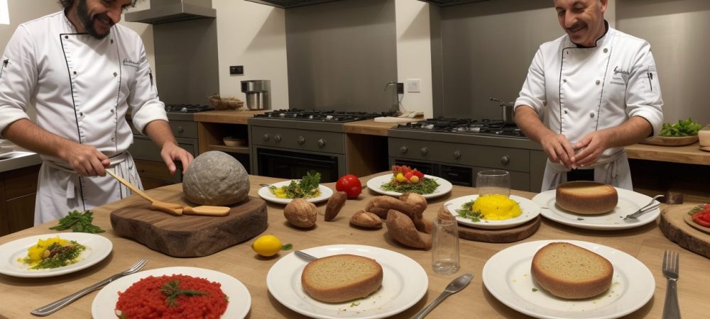 Delícias Italianas: Curso de Culinária Italiana e Pratos Incríveis Imagem de um prato italiano apetitoso, representando o tema culinário com um curso de culinária italiana em destaque.