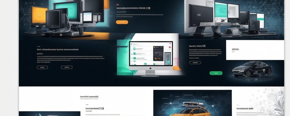 Representação de desenvolvedores usando HTML5, CSS3 e jQuery em um ambiente de trabalho moderno e colaborativo, focado em cursos online.