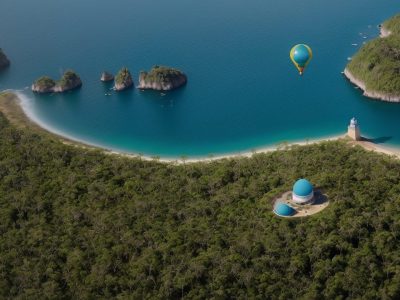 Imagem ilustrando o conceito de desenvolvimento sustentável, com elementos visuais que representam sustentabilidade ambiental e social.