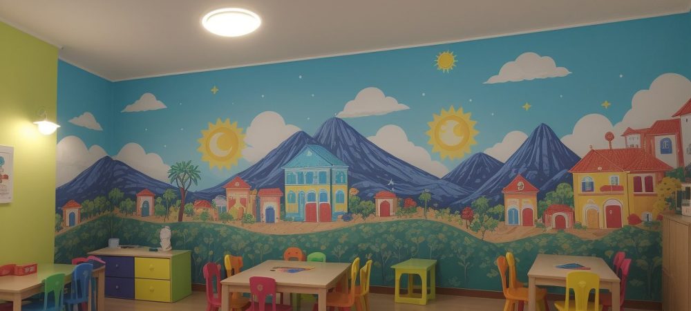 Crianças interagindo em atividades lúdicas para estimular o desenvolvimento da linguagem infantil, focando em exercícios e jogos.