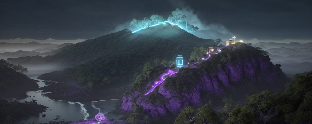 Um designer de games trabalhando em um projeto criativo, com um ambiente de desenvolvimento de jogos em um monitor moderno, simbolizando o design de jogos e oportunidades de carreira.