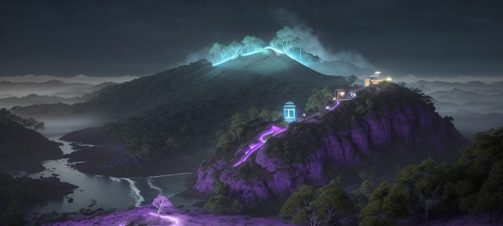 Um designer de games trabalhando em um projeto criativo, com um ambiente de desenvolvimento de jogos em um monitor moderno, simbolizando o design de jogos e oportunidades de carreira.