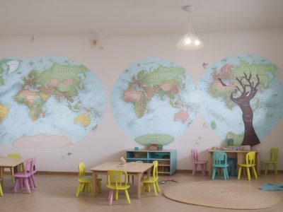 Crianças em sala de aula aprendendo sobre dificuldades de aprendizagem, com foco em dislexia e estratégias de ensino inclusivas.