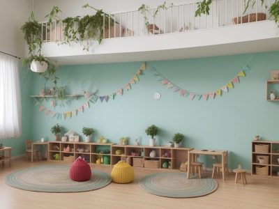 Crianças participando de atividades lúdicas sobre o Dia da Árvore em sala de aula, aprendendo sobre a importância da preservação ambiental.