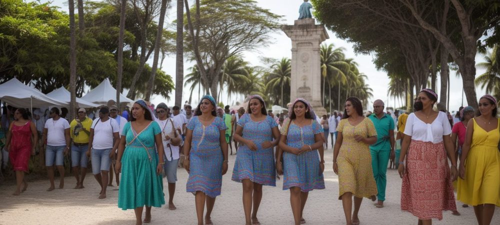 Ilustração do dia 27 de outubro de 2025, representando o feriado do servidor público na Bahia, com pessoas comemorando e celebrando os benefícios