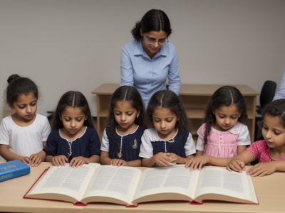 Mensagem de agradecimento para professoras e tias em ambiente escolar, celebrando o Dia dos Professores na educação infantil.