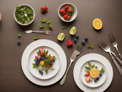 Ilustração de um plano alimentar detalhado para dieta de pacientes renais, com foco em nutrição e saúde