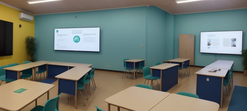 Professores utilizando atividades colaborativas para ajudar alunos com dificuldades de aprendizagem