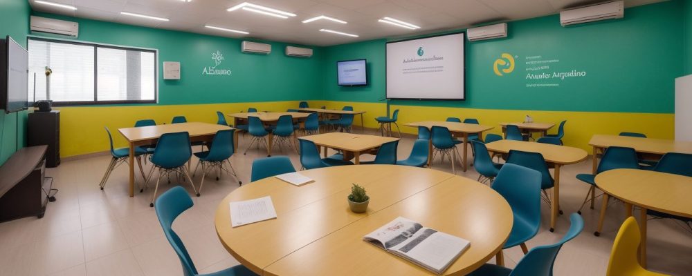 Estudantes em sala de aula discutindo estratégias para lidar com dificuldades de aprendizagem