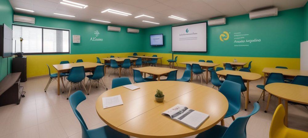 Estudantes em sala de aula discutindo estratégias para lidar com dificuldades de aprendizagem