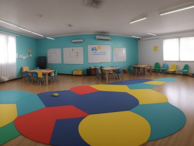 Sala de aula colaborativa destacando estudantes em atividades de identificação e intervenção de dificuldades de aprendizagem.