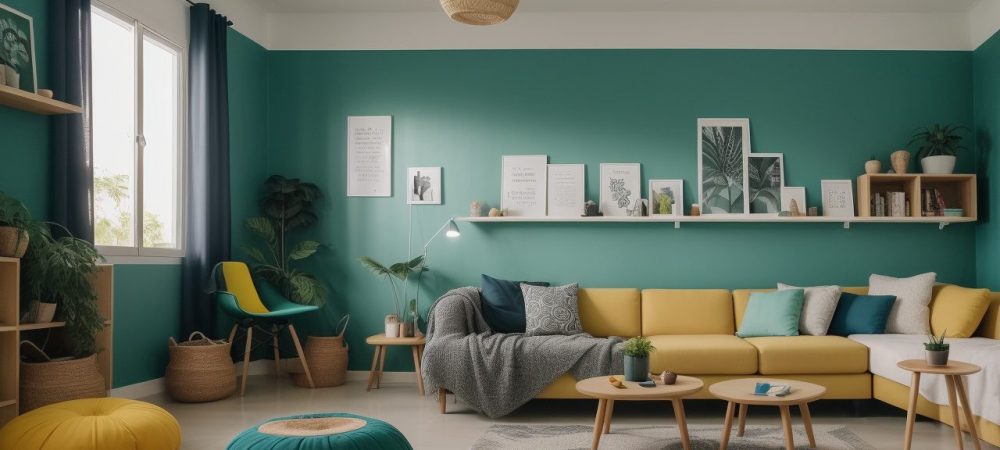 Ambiente escolar com crianças interagindo, livros abertos e materiais didáticos sobre aprendizagem