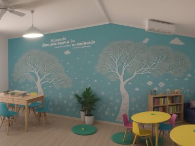 Sala de aula com estudantes utilizando ferramentas visuais para lidar com dificuldades de aprendizagem