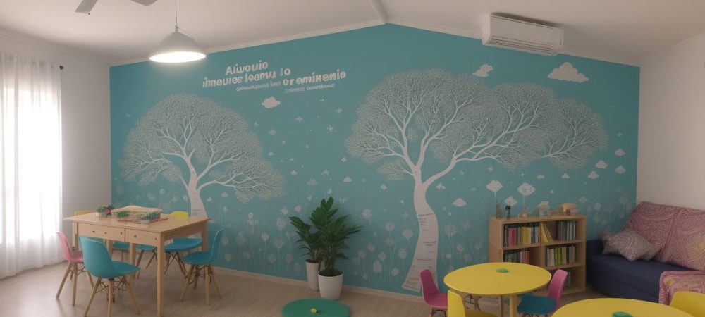 Sala de aula com estudantes utilizando ferramentas visuais para lidar com dificuldades de aprendizagem