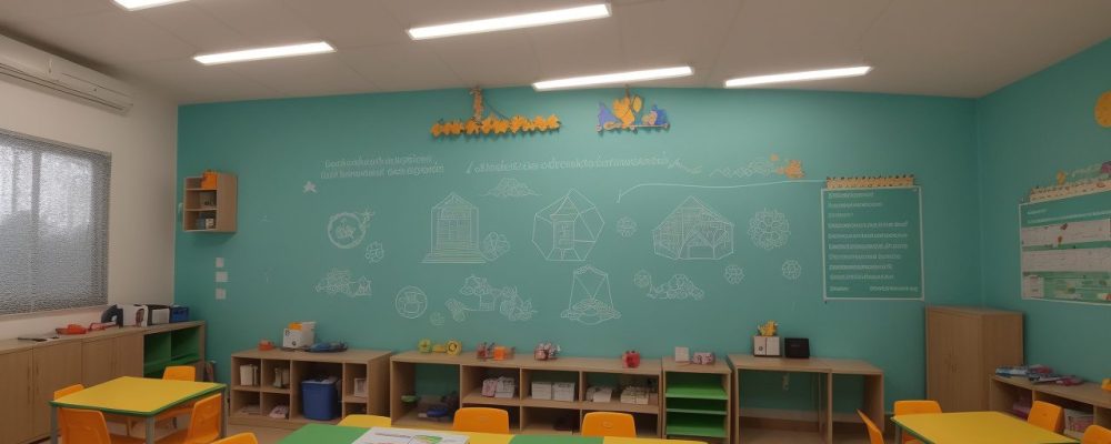 Colaboradores em sala de aula observando sinais de dificuldades de aprendizagem e propondo intervenções