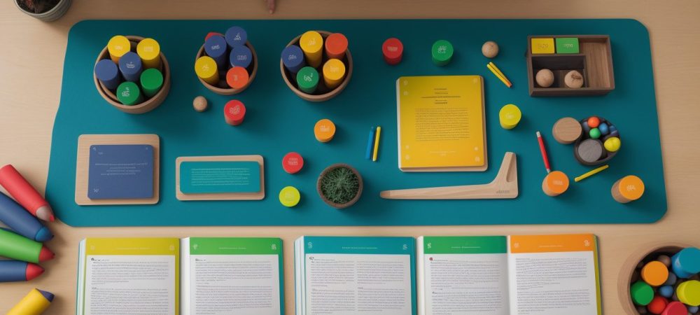 Cenário de sala de aula com alunos utilizando recursos visuais para superação de dificuldades de aprendizagem.