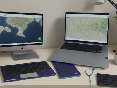 Servidor público digitando em um teclado moderno, com foco em digitação rápida e cursos de aprimoramento