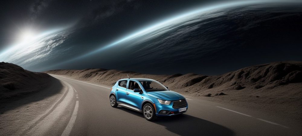 Um motorista atento praticando direção defensiva em uma rodovia, com foco na segurança e prevenção de acidentes