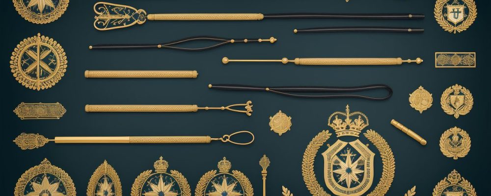 Ilustração sobre direito administrativo sancionador, com símbolos de leis e balanças da justiça, representando sanções administrativas e princípios como legalidade.