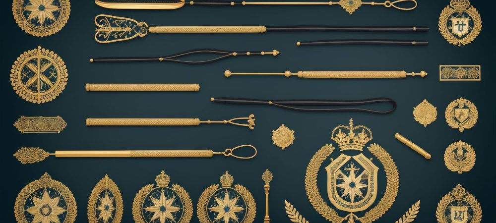 Ilustração sobre direito administrativo sancionador, com símbolos de leis e balanças da justiça, representando sanções administrativas e princípios como legalidade.