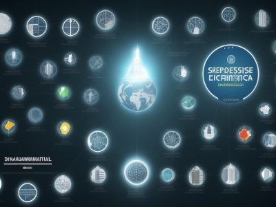 Ilustração de contrato empresarial em destaque, com símbolos de direito societário e recuperação judicial, representando o direito empresarial no setor público.